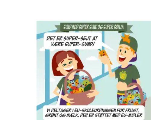 EU skolefrugt og grønt ordning på Sædding Efterskole