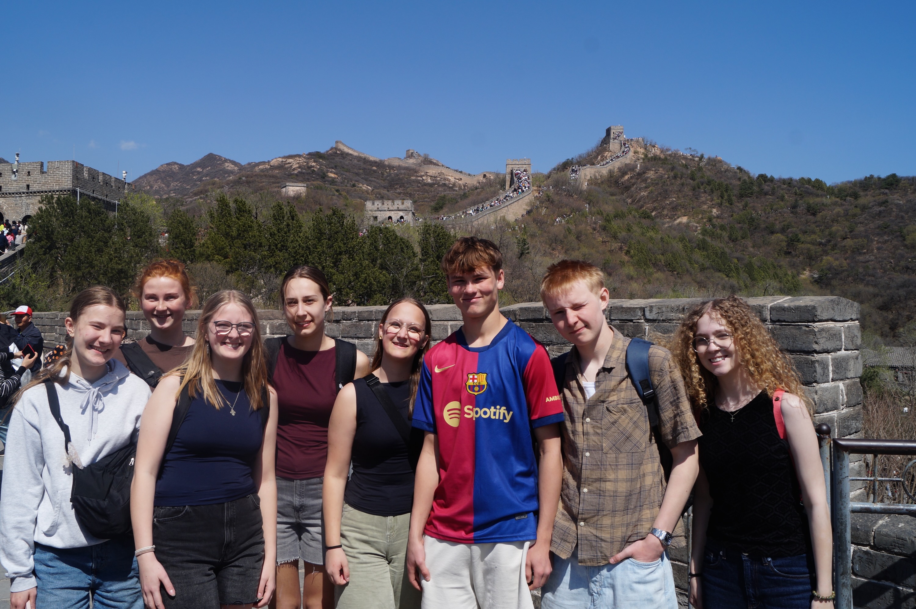 Sædding Efterskole På Den Kinesiske Mur