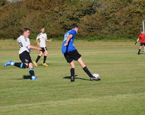 Sportsstævne Sædding Efterskole | Fodboldkamp på Sædding efterskole med drengeholdet